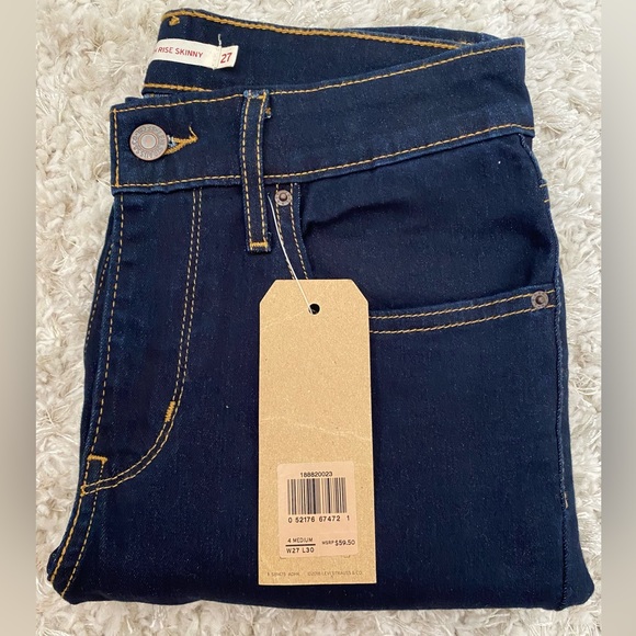 Levi’s 721 High-Rise Skinny Jean NWT - Picture 4 of 6